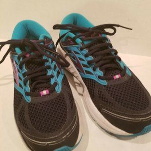 Brooks Addiction 13 Multi-Color Lace Up Athletic Running Shoes Women's 10 Narrow